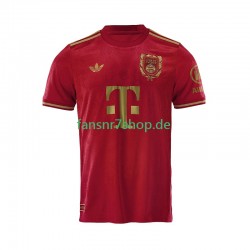 FC Bayern München fußball trikot Jamal Musiala 42 125th Anniversary Kinder Heim Rot 2024-2025 Kurzarm