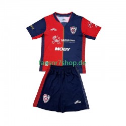 Cagliari fußball trikot Kinder Heim 2024-2025 Kurzarm