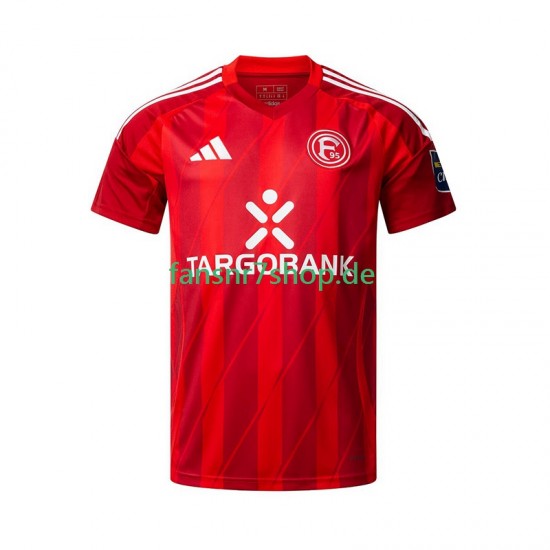 fußball trikot Fortuna Dusseldorf Herren Heim 2024-2025 Kurzarm
