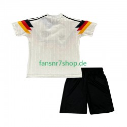 Deutschland Retro fußball trikot Kinder Heim 1990 Kurzarm