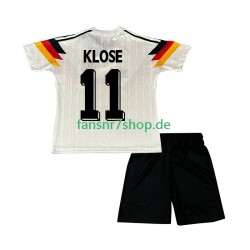 Deutschland Retro fußball trikot Klose 11 Kinder Heim 1990 Kurzarm