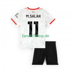 Liverpool fußball trikot M.SALAH 11 Kinder Ausweich 2024-2025 Kurzarm