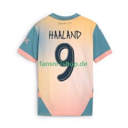 Manchester City fußball trikot Haaland 9 Herren Viertes 2024-2025 Kurzarm