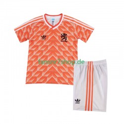 Niederlande Retro fußball trikot 1988 Kinder Heim Kurzarm