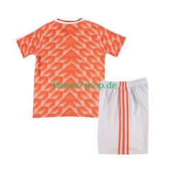 Niederlande Retro fußball trikot 1988 Kinder Heim Kurzarm