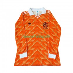 Niederlande Retro fußball trikot 1998 Herren Heim Langarm