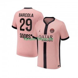 Paris Saint-Germain fußball trikot Bradley Barcola 29 Herren Ausweich 2024-2025 Kurzarm