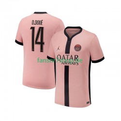 Paris Saint-Germain fußball trikot Desire Doue 14 Herren Ausweich 2024-2025 Kurzarm