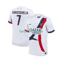 Paris Saint-Germain fußball trikot Khvicha Kvaratskhelia 7 Herren Auswärts 2024-2025 Kurzarm