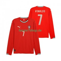Portugal fußball trikot Cristiano Ronaldo 7 Herren Heim 2025 Langarm