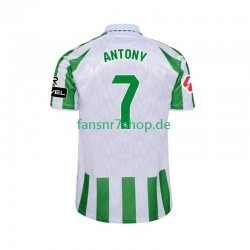 Real Betis fußball trikot ANTONY 7 Herren Heim 2024-2025 Kurzarm