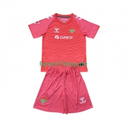 Real Betis fußball trikot Torhüter Kinder Viertes 2024-2025 Kurzarm