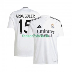 Real Madrid fußball trikot ARDA GuLER 15 Herren Heim 2024-2025 Kurzarm