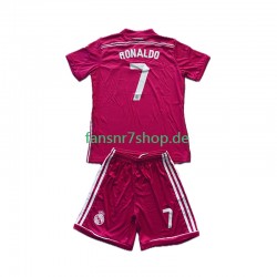 Real Madrid Retro fußball trikot Cristiano Ronaldo 7 2014 2015 Kinder Auswärts Kurzarm