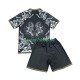 Real Madrid fußball trikot Versace Edition Kinder Heim Schwarz 2024-2025 Kurzarm