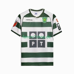 Sporting CP Retro fußball trikot 2001 2003 Herren Heim Kurzarm