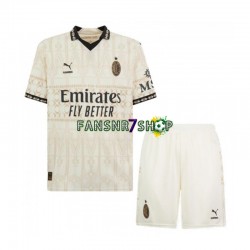 AC Mailand fußball trikot Kinder Viertes 2023-2024 Kurzarm
