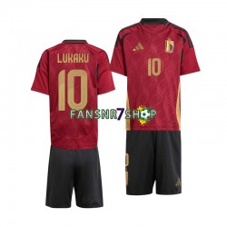 Belgien fußball trikot Romelu Lukaku 10 Kinder Heim Euro 2024 Kurzarm