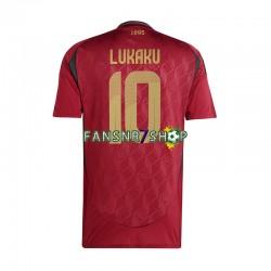 Belgien fußball trikot Romelu Lukaku 10 Herren Heim Euro 2024 Kurzarm