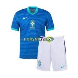 Brasilien fußball trikot Kinder Auswärts Copa America 2024 Kurzarm