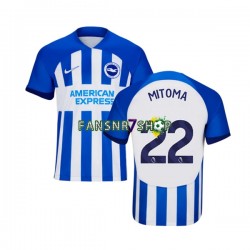 Brighton Hove Albion fußball trikot Mitoma 22 Herren Heim 2023-2024 Kurzarm