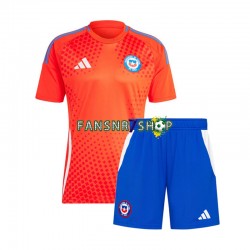 Chile fußball trikot Kinder Auswärts Copa America 2024 Kurzarm
