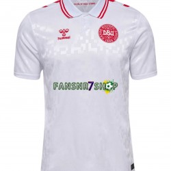 Dänemark fußball trikot Herren Auswärts Euro 2024 Kurzarm