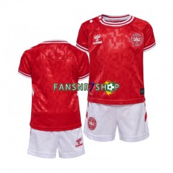 Dänemark fußball trikot Kinder Heim Euro 2024 Kurzarm