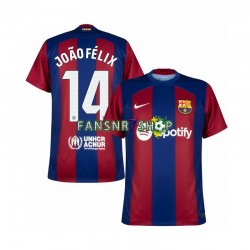 FC Barcelona fußball trikot Joao Felix 14 Herren Heim 2023-2024 Kurzarm