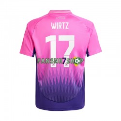 Deutschland fußball trikot Florian Wirtz 17 Herren Auswärts Euro 2024 Kurzarm