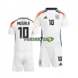 Deutschland fußball trikot Jamal Musiala 10 Kinder Heim Euro 2024 Kurzarm