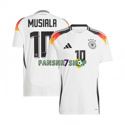 Deutschland fußball trikot Jamal Musiala 10 Herren Heim Euro 2024 Kurzarm