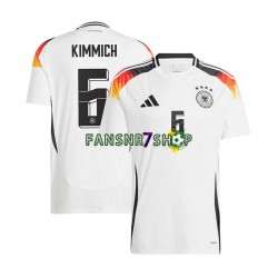 Deutschland fußball trikot Joshua Kimmich 6 Herren Heim Euro 2024 Kurzarm