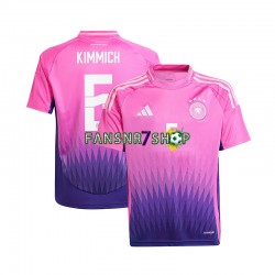 Deutschland fußball trikot Kimmich 6 Herren Auswärts Euro 2024 Kurzarm