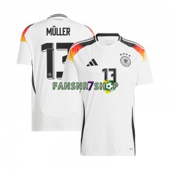 Deutschland fußball trikot Thomas Muller 13 Herren Heim Euro 2024 Kurzarm