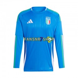 Italien fußball trikot Herren Heim Euro 2024 Langarm