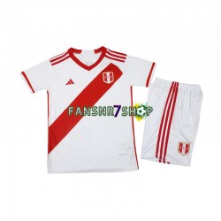 Peru fußball trikot Kinder Heim 2023 Kurzarm