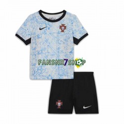 Portugal fußball trikot Kinder Auswärts Euro 2024 Kurzarm