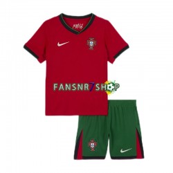 Portugal fußball trikot Kinder Heim Euro 2024 Kurzarm