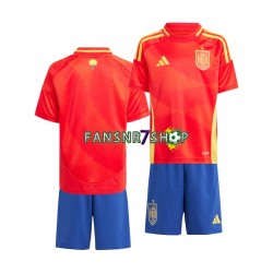 Spanien fußball trikot Kinder Heim Euro 2024 Kurzarm