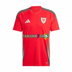 Wales fußball trikot Herren Heim 2024 Kurzarm Wales fußball trikot Herren Heim 2024 Kurzarm
