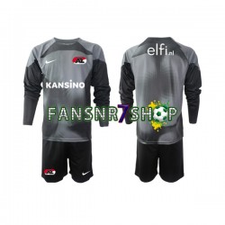 AZ Alkmaar fußball trikot Torhüter Kinder Auswärts 2022-2023 Langarm