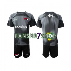 AZ Alkmaar fußball trikot Torhüter Kinder Auswärts 2022-2023 Kurzarm