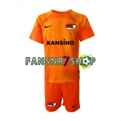 AZ Alkmaar fußball trikot Torhüter Kinder Ausweich 2022-2023 Kurzarm