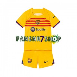 FC Barcelona fußball trikot Kinder Viertes 2022-2023 Kurzarm