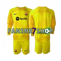 FC Barcelona fußball trikot Torhüter Kinder Viertes 2022-2023 Langarm
