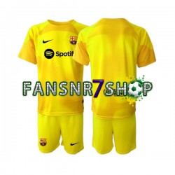 FC Barcelona fußball trikot Torhüter Kinder Viertes 2022-2023 Kurzarm