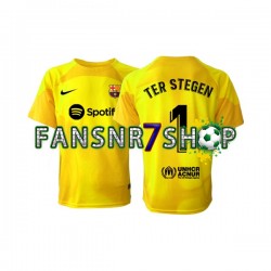 FC Barcelona fußball trikot Ter Stegen 1 Torhüter Herren Viertes 2022-2023 Kurzarm