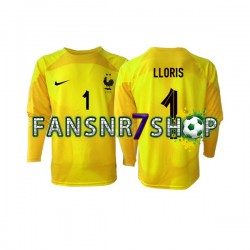 Frankreich fußball trikot WM 2022 Hugo Lloris 1 Torhüter Herren Ausweich Langarm Frankreich fußball trikot WM 2022 Hugo Lloris 1 Torhüter Herren Ausweich Langarm