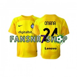 Inter Mailand fußball trikot Andre Onana 24 Torhüter Herren Auswärts 2022-2023 Kurzarm